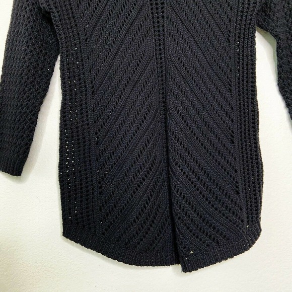 Chelsea & Theodore 3/4 Sleeve Open Knit Sweater - Picture 3 of 5